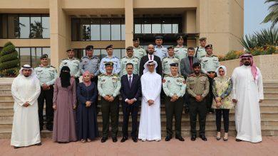 (صور) لزيارة الدارسين بكلية الدفاع الوطني للصندوق الكويتي للتنمية الاقتصادية